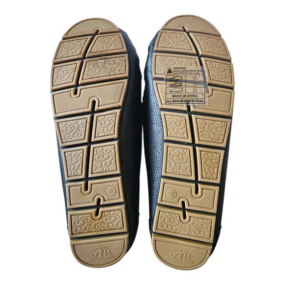 NEW Women's Comfort by Alexis Bendel Leather Slip-on Loafers in Black (Size: 8) - Picture 7 of 7